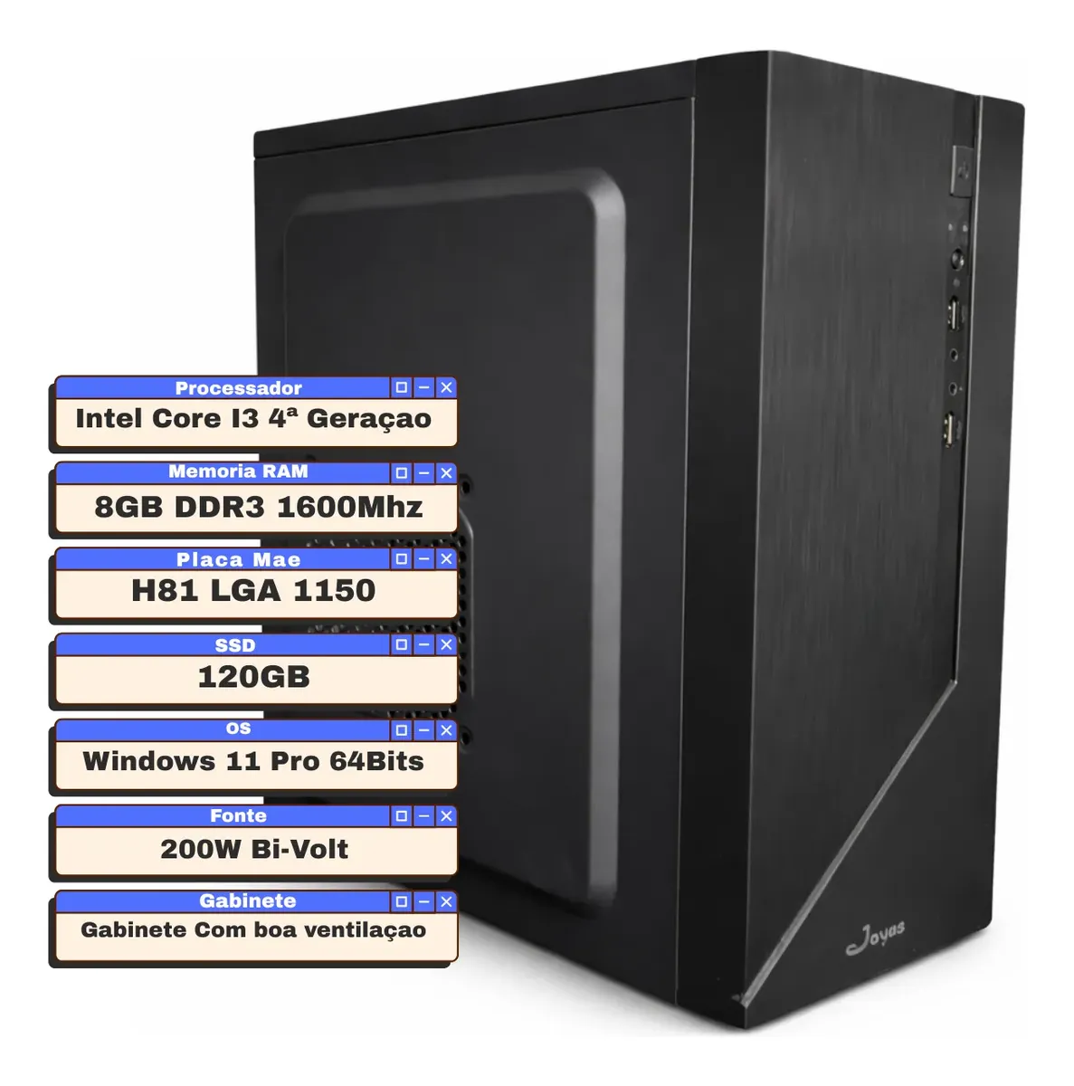Computador Intel Core i3 4ª Geração